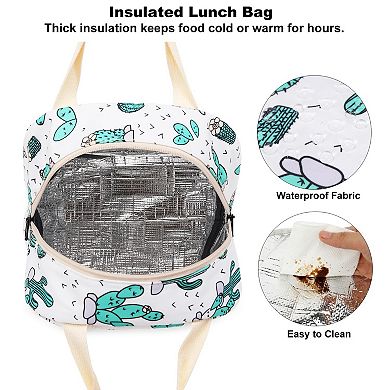Printed Leak-Proof Insulated Lunch Bag