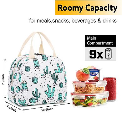 Printed Leak-Proof Insulated Lunch Bag