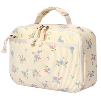 Lunch Bag Corduroy Insulated Food Fresh School Work Travel
