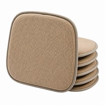 U Shaped Dining Chair Cushions Non Slip Soft Foam Seat Pads