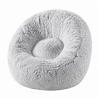 INQCMY Ultra Soft Plush Faux Memory Foam Filled Bean Bag Chair Living Room Bedroom