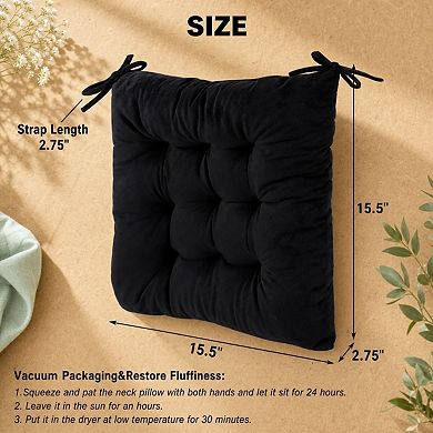 Fluffy Non Slip Chair Cushion Comfortable Durable Multi Use For Home Office Outdoor