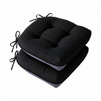 Tufted Non Slip Dining Chair Cushions Foam Pads With Ties For Indoor Kitchen