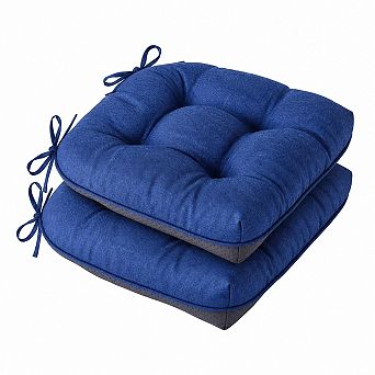 Tufted Non Slip Dining Chair Cushions Foam Pads With Ties For Indoor Kitchen