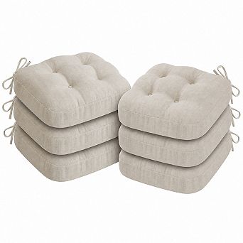 Memory Foam Dining Chair Cushions Non Slip Adjustable Height Removable Washable