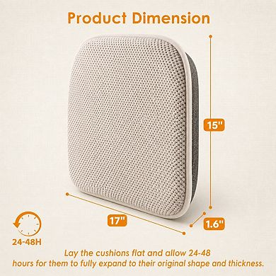 Memory Foam Chair Cushions Non Slip Soft Comfortable Durable Easy Clean