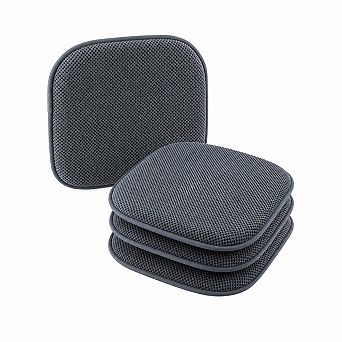 Non-Slip Memory Foam Chair Cushions for Dining, Kitchen & Office Chairs