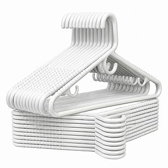 36 Pack Heavy Duty Plastic Hangers Non Slip Closet Organization Multipurpose