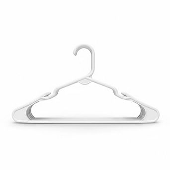 50 Pack Heavy Duty Plastic Clothes Hangers Space Saving Closet Organizers