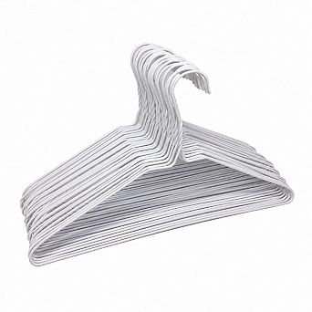 30 Pack Heavy Duty 13 Gauge Steel Metal Plastic Coated Coat Clothes Hangers