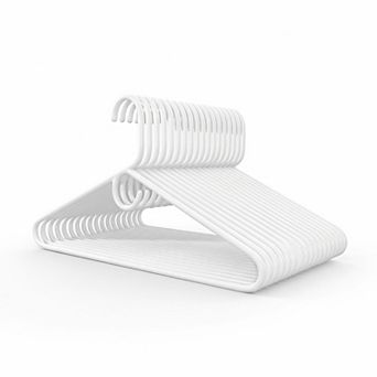 Super Heavy Duty Plastic Clothes Hangers 10lb Capacity 36 Pack