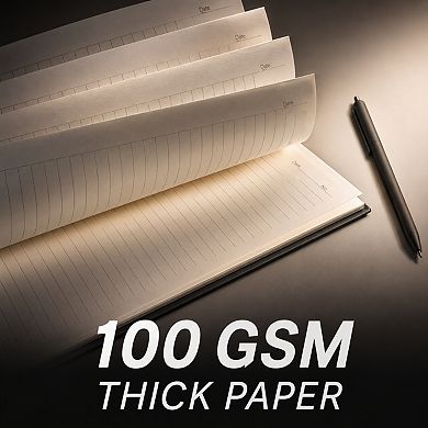 4 Pack B5 Spiral Notebooks Hardcover College Ruled Thick Paper 160 Pages