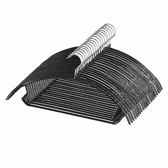 20 Pack Heavy Duty Non Slip Slim Metal Clothes Hangers Space Saving