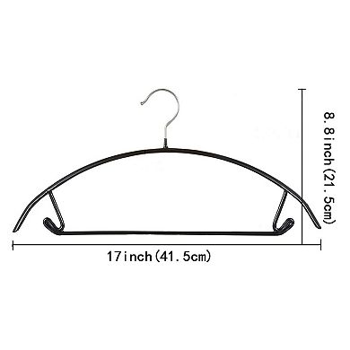 20 Pack Heavy Duty Non Slip Slim Metal Clothes Hangers Space Saving