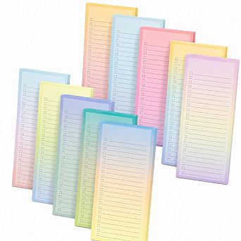 10 Pack To Do List Notepads 500 Lined Check Sheets Daily Planner Organizer