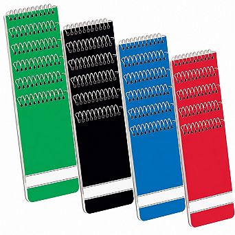 24 Pack College Ruled Memo Pads 3x5 in 60 Sheets Solid Colors For School Office Home