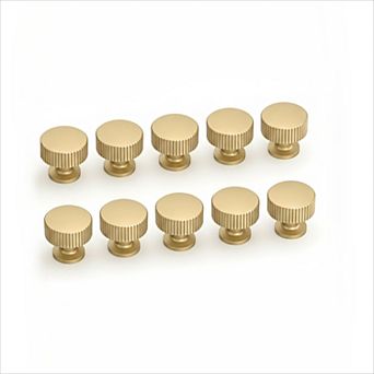 10 Pack Brushed Zinc Alloy Cabinet Knobs Drawer Dresser Hardware