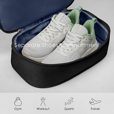 Lightweight Waterproof Gym Backpack With Shoe Compartment Wet Pocket Laptop Sleeve