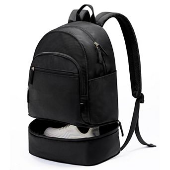 Lightweight Waterproof Gym Backpack With Shoe Compartment Wet Pocket Laptop Sleeve