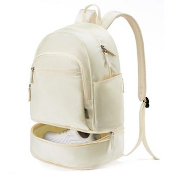 Lightweight Waterproof Gym Backpack With Shoe Compartment Wet Pocket Laptop Sleeve
