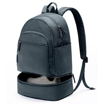 Lightweight Waterproof Gym Backpack With Shoe Compartment Wet Pocket Laptop Sleeve