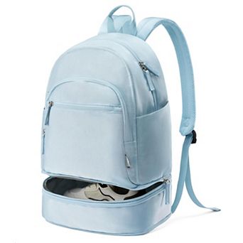 Lightweight Waterproof Gym Backpack With Shoe Compartment Wet Pocket Laptop Sleeve