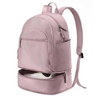 Lightweight Waterproof Gym Backpack With Shoe Compartment Wet Pocket Laptop Sleeve
