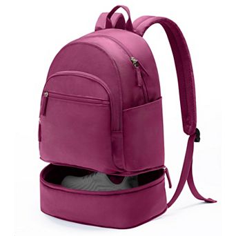 Lightweight Waterproof Gym Backpack With Shoe Compartment Wet Pocket Laptop Sleeve