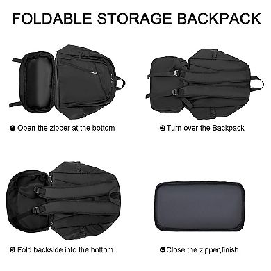 Waterproof Gym Backpack With Shoe Compartment Lightweight Travel Daypack