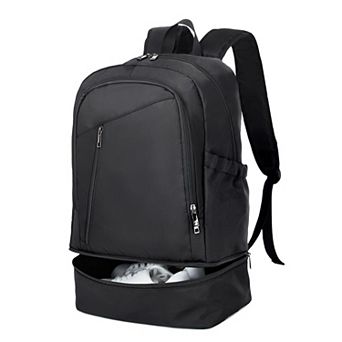 Waterproof Gym Backpack With Shoe Compartment Lightweight Travel Sports Daypack