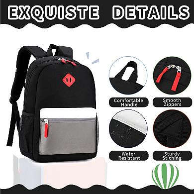 Elementary Boy Backpack Set With Insulated Lunch Bag School Travel Kit