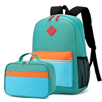 Elementary Boy Backpack Set With Insulated Lunch Bag School Travel Kit