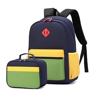Elementary Boy Backpack Set With Insulated Lunch Bag School Travel Kit