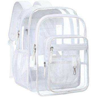 Extra Large Clear Heavy Duty Backpack For School Work Security Approved Organization