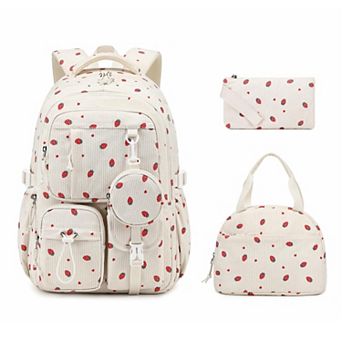 Girls School Backpack Lightweight Waterproof Ergonomic Large Capacity 22.9L