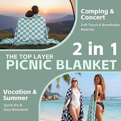 Extra Large Camping Blanket Outdoor Picnic Light Car Road Trip RV Accessories Camping