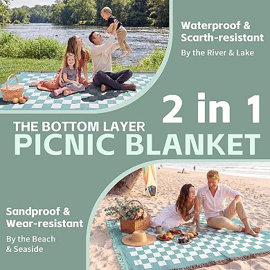 Extra Large Camping Blanket Outdoor Picnic Light Car Road Trip RV Accessories Camping