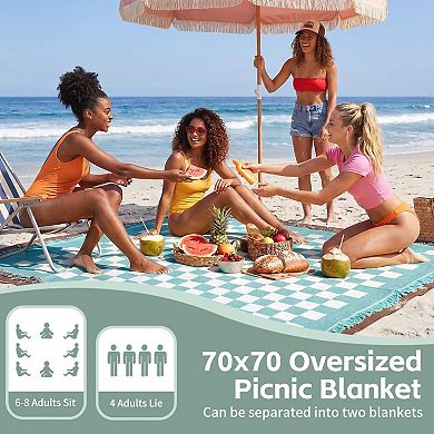 Extra Large Camping Blanket Outdoor Picnic Light Car Road Trip RV Accessories Camping