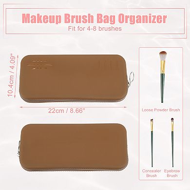Makeup Brush Bag Travel Essentials Makeup Brush Organizer Portable Makeup Brushes Case