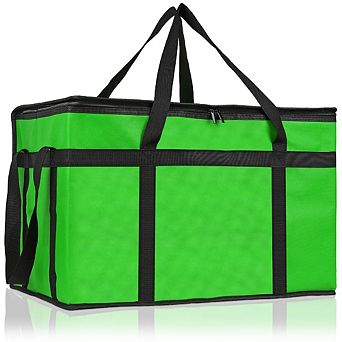 Foldable XXXL Cooler Bag, Heavy Duty Insulated Carrier for Pizza, Catering and Grocery Transport