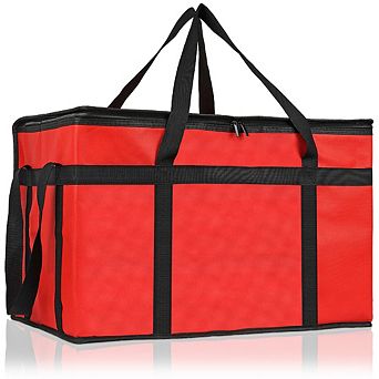 Foldable XXXL Cooler Bag, Heavy Duty Insulated Carrier for Pizza, Catering and Grocery Transport