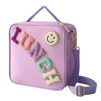 Insulated Reusable Lunch Tote With Adjustable Strap For School, Travel And Picnic