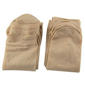 Women's Elastic Cuffs Ankle Socks Comfortable and Stylish 10 Pairs Set
