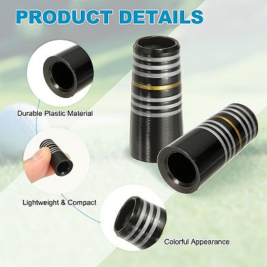 10Pcs Golf Iron Ferrules, Golf Club Ferrules Tapered Shafts Plastic Golfing Accessories