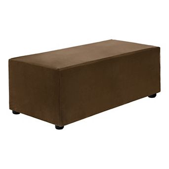 Stretch Foot Stool Cover, Rectangular Square Foot Stool Slipcover 1 pc