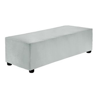 Stretch Foot Stool Cover, Rectangular Square Foot Stool Slipcover 1 pc