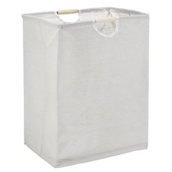 Large Laundry Basket, Foldable Laundry Hamper with Wooden Handles Freestanding Storage 1 pc