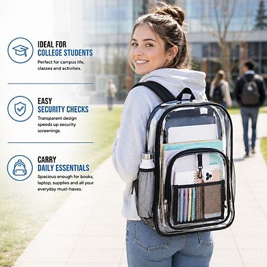 Heavy Duty Clear Backpack