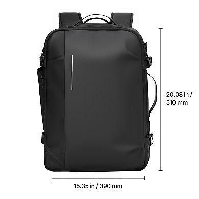YIORTWO Expandable Vacuum Compression Backpack 65L PVC Travel Bag with Pump Secure Side Lock