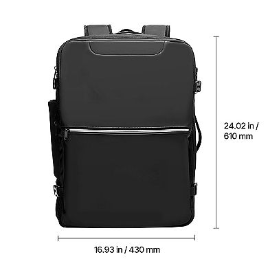 YIORTWO Expandable Vacuum Compression Backpack 80L PVC Travel Bag with Pump Built In Side Lock